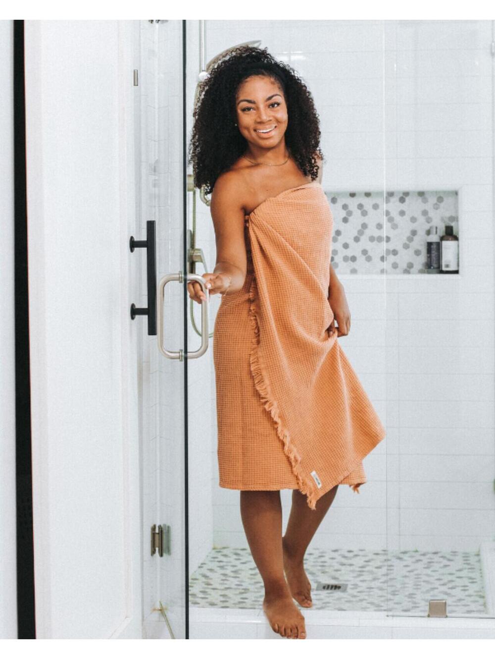Sandcloud Micro Waffle Bath Towel Beige